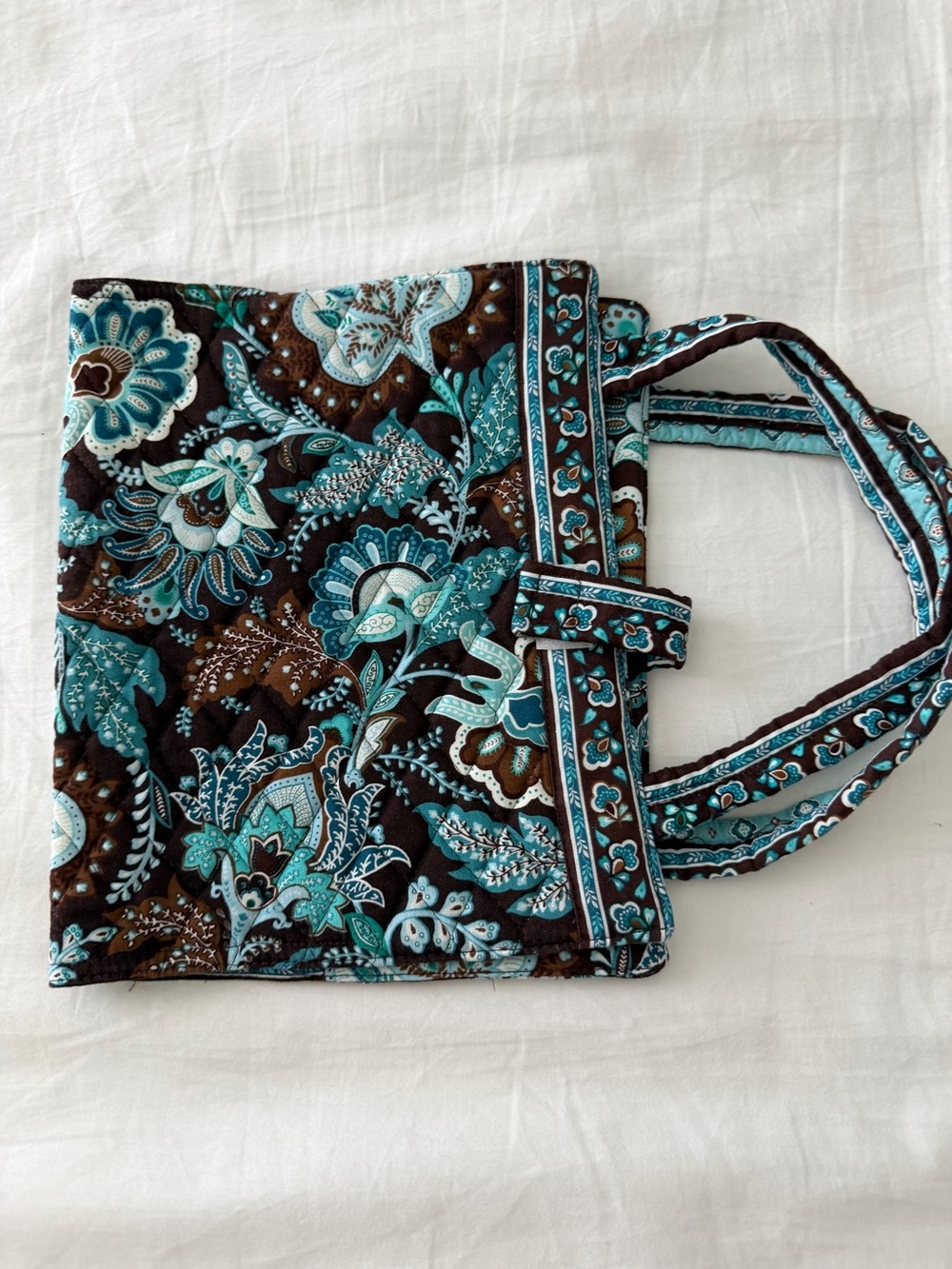 Vera Bradley Retired Java Blue Bible Book Cover